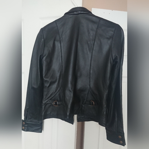 Metro 7 | Vintage Leather Jacket Sz2 - Picture 2 of 8